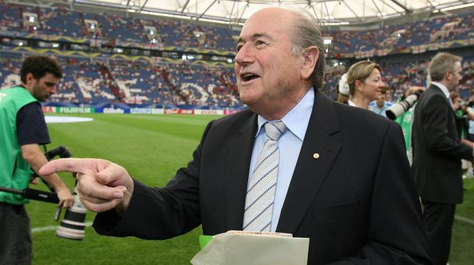 Sepp Blatter, presidente della Fifa (Newpress)