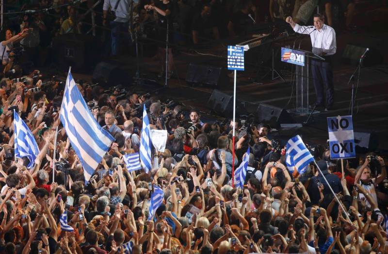 Discorso di Tsipras il 3 luglio 2015