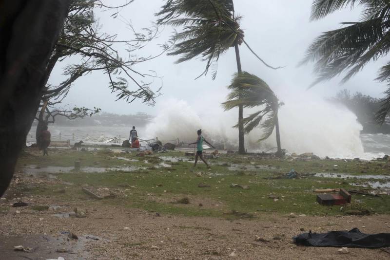 L'arcipelago di Vanuatu, nel Pacifico, devastato dal ciclone Pam (Ansa) 