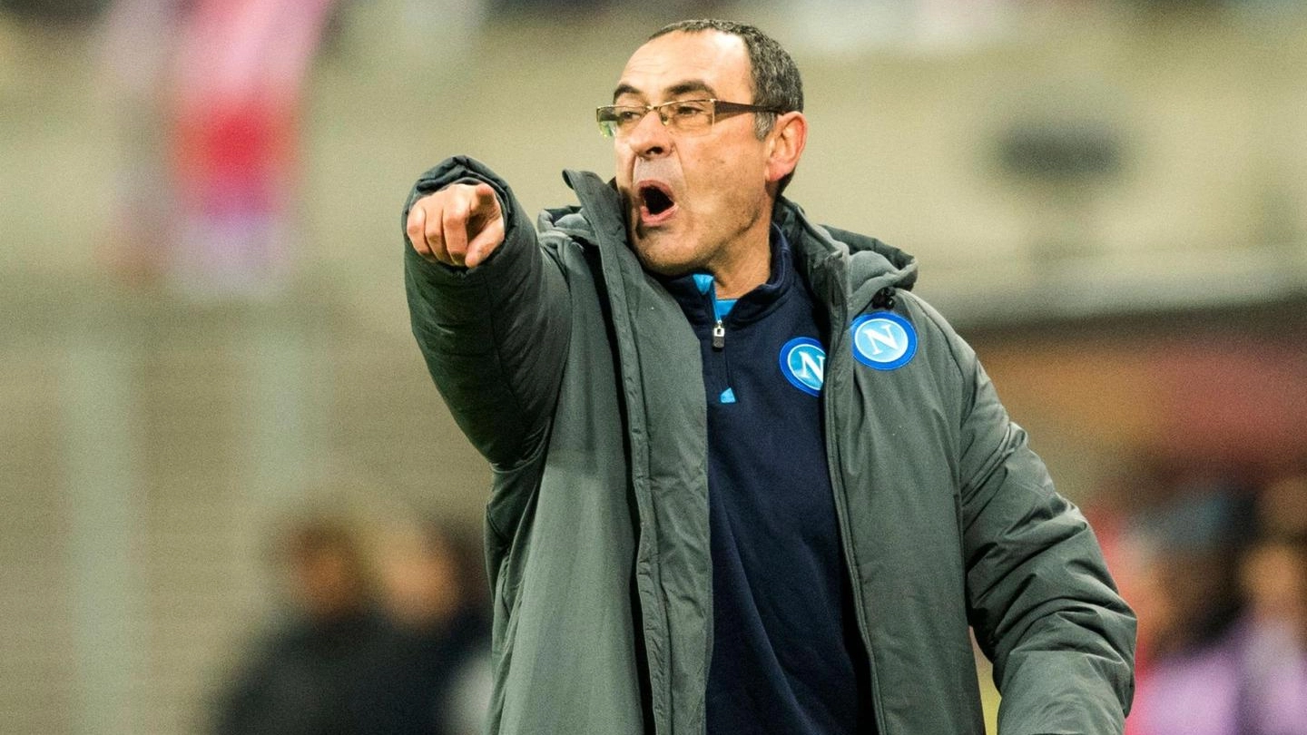 L'allenatore del Napoli Maurizio Sarri (Lapresse)