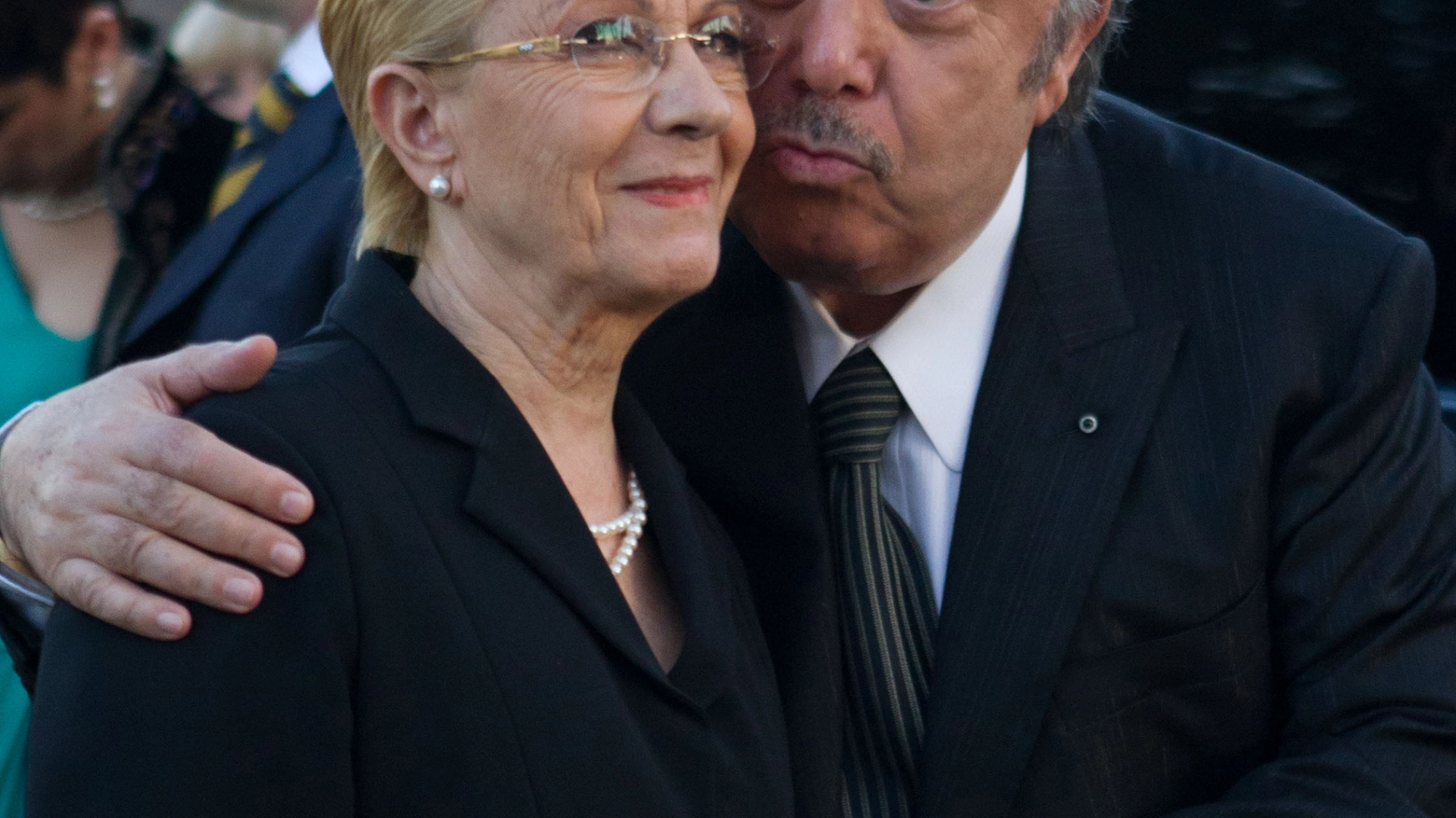 Lino Banfi e la moglie Lucia