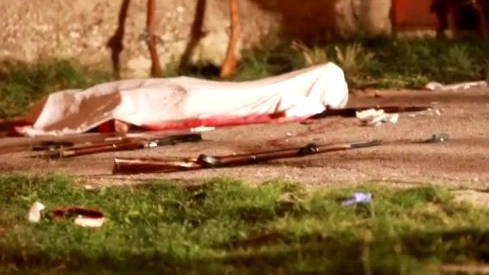 Potenza, esplode fucile di scena: due morti (da video Ansa)