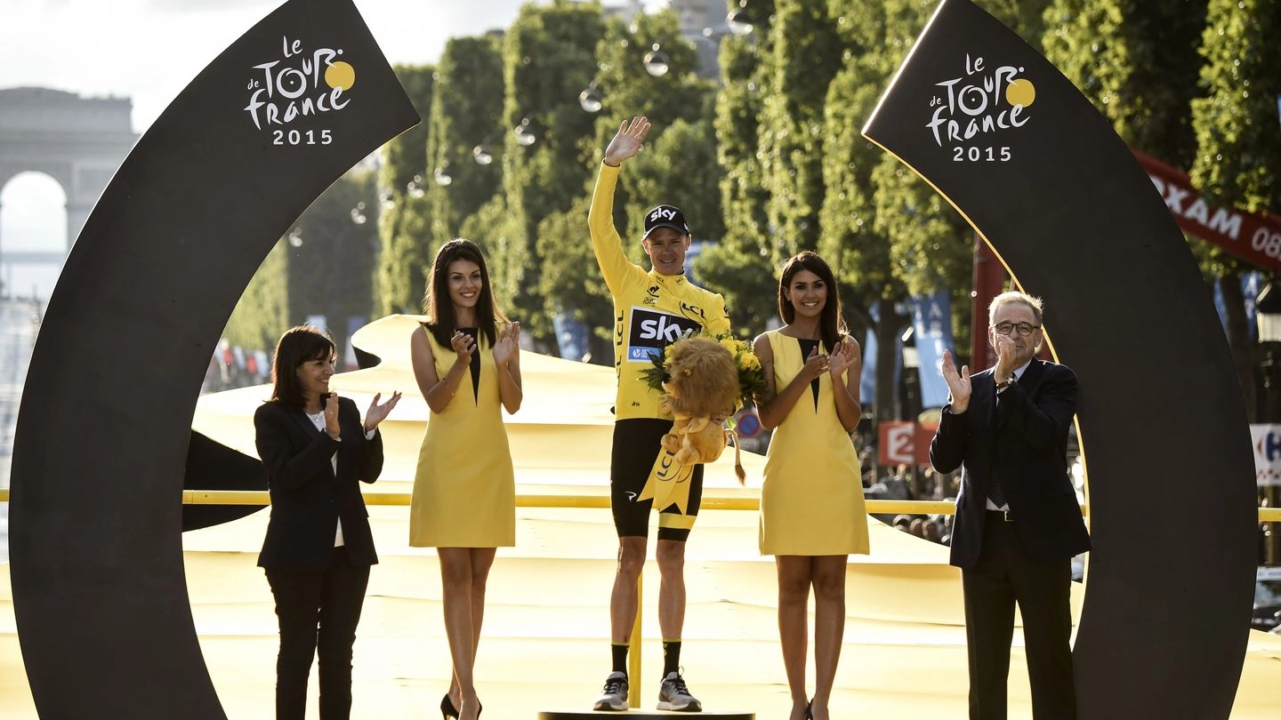 Chris Froome, vincitore del Tour de France 2015 (Afp)