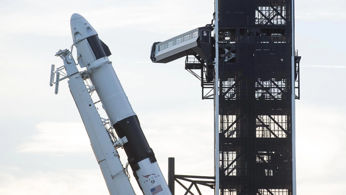 Il lancio di SpaceX (Ansa)