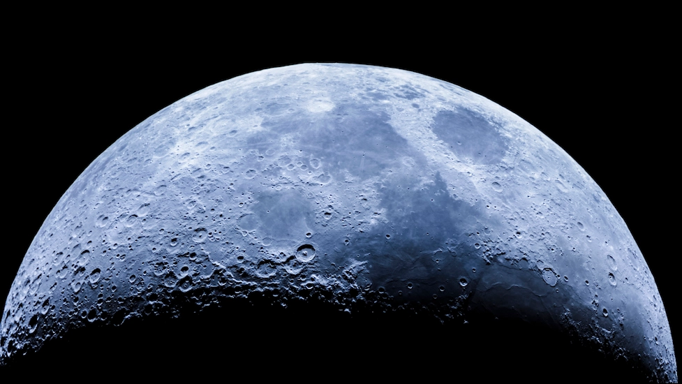 La superficie lunare