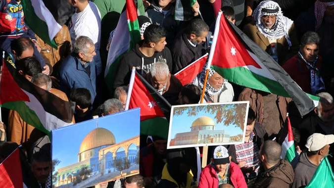 Gerusalemme: proteste in Giordania