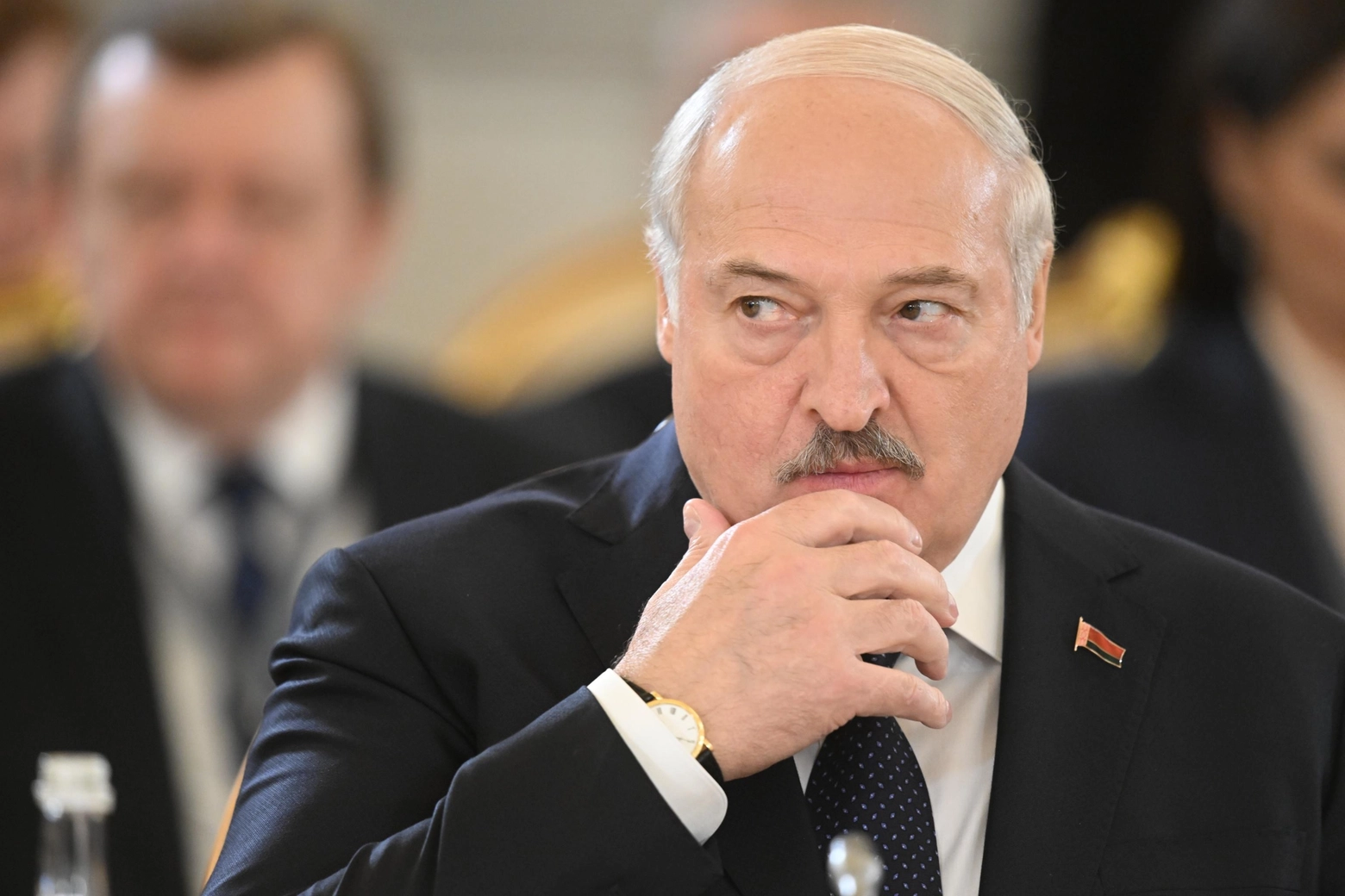 Il presidente bielorusso Alexander Lukashenko (foto Ansa)