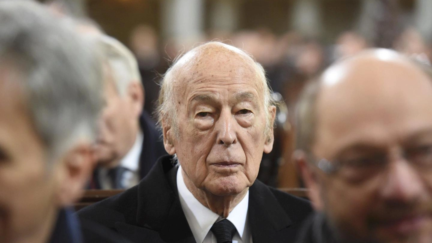 L'ex presidente francese Giscard d'Estaing (Ansa)