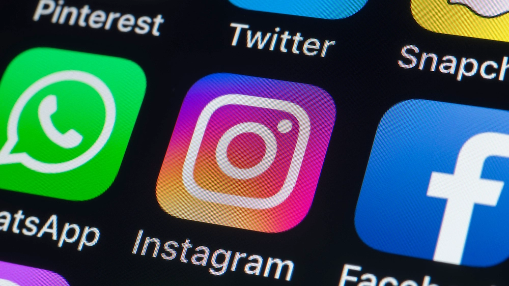 L'icona dell'app di Instagram su smartphone