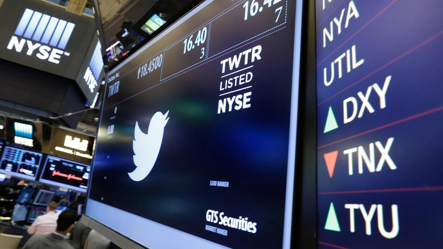 Twitter, crolla in Borsa a Wall Street (Ansa)