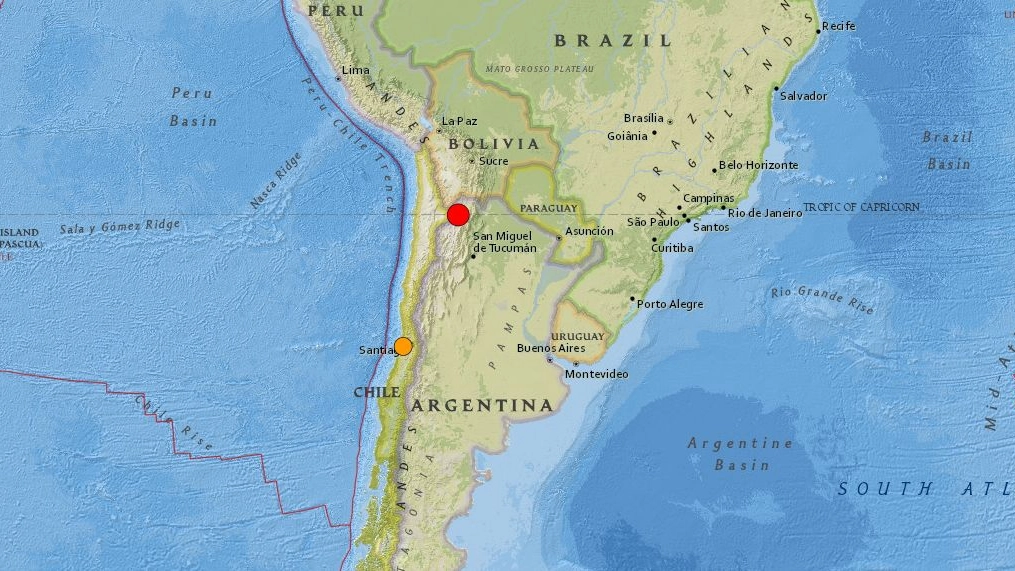 Terremoto in Argentina