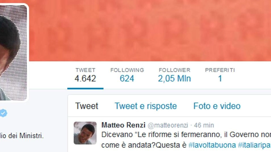 Renzi esulta su Twitter: il nuovo Senato è a un passo (da Twitter)