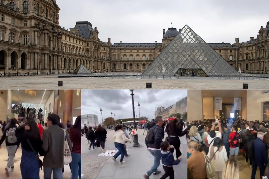 Il Louvre evacuato d'urgenza per allarme terrorismo