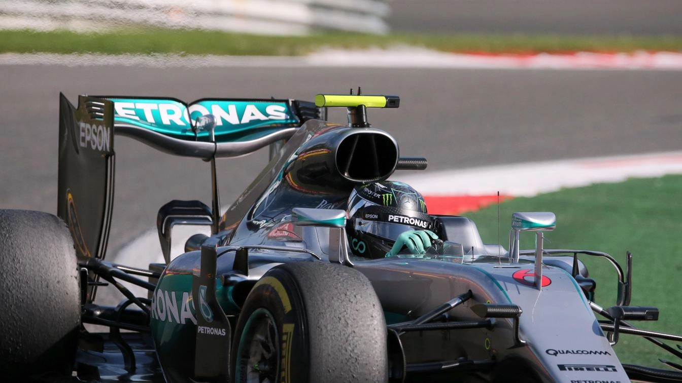 Nico Rosberg al Gp del Belgio (Ansa)