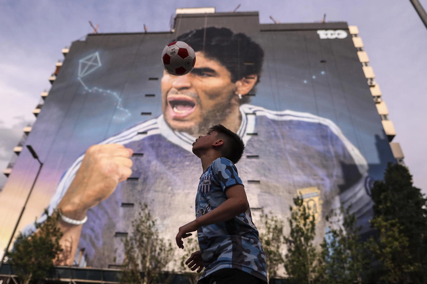 Murales dedicato a Diego Armando Maradona