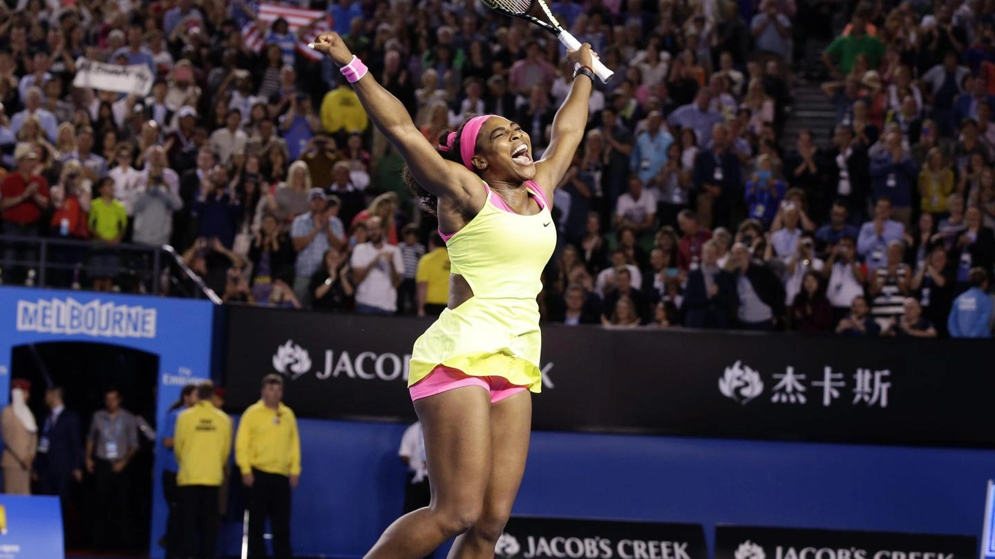 Il trionfo di Serena Williams (Ansa)