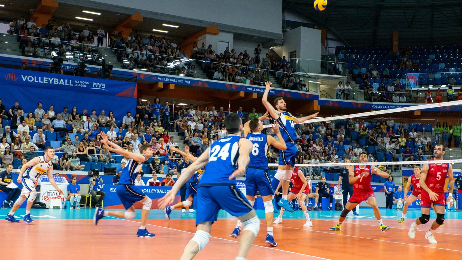 Europei volley, Italia favorita nel girone (foto Lapresse)