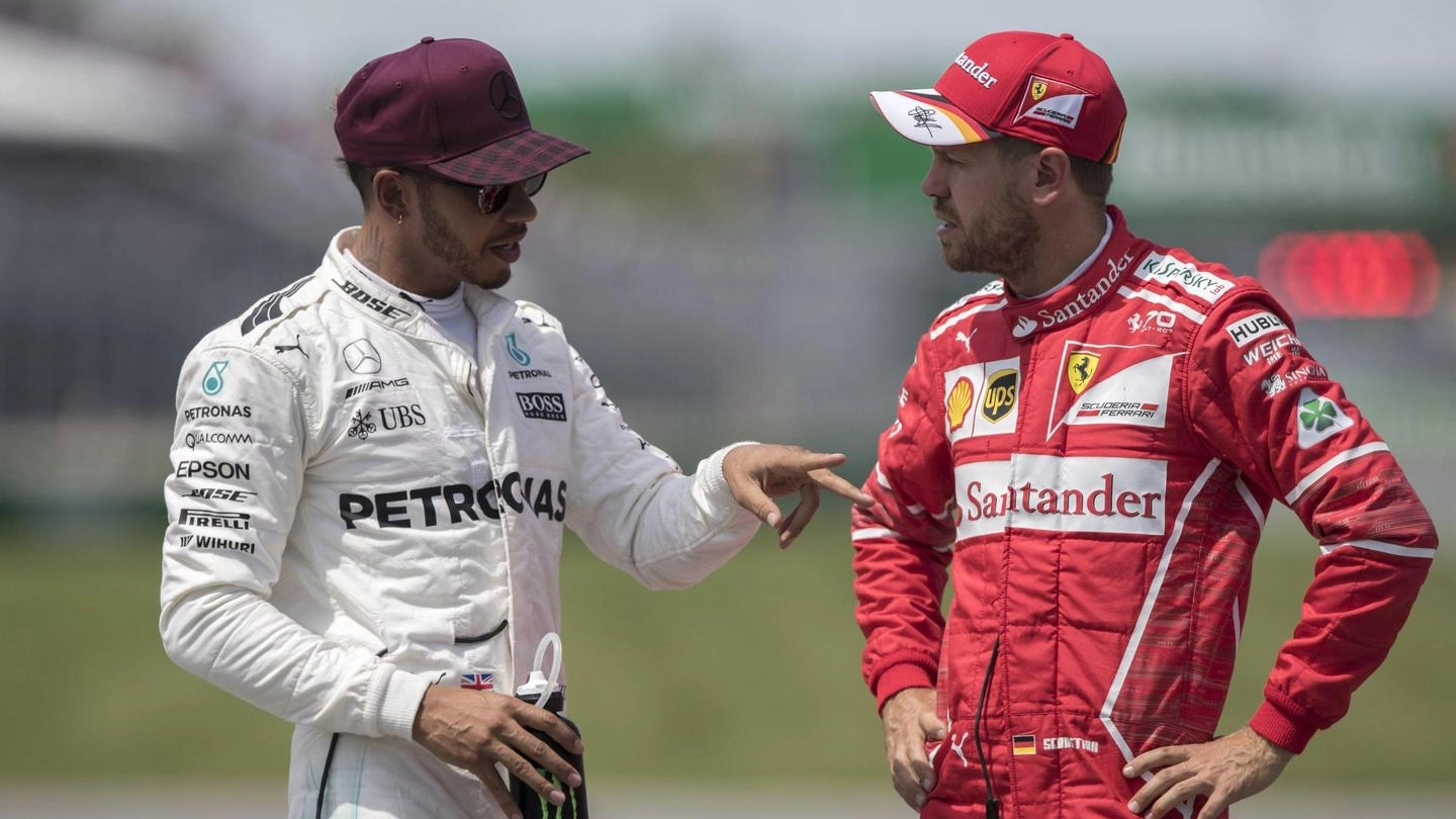 F1 2017, duello Hamilton-Vettel (Ansa)