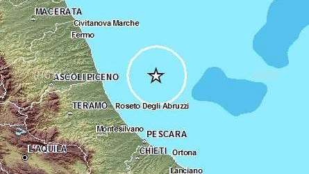 29 maggio, terremoto in mare tra Marche e Abruzzo