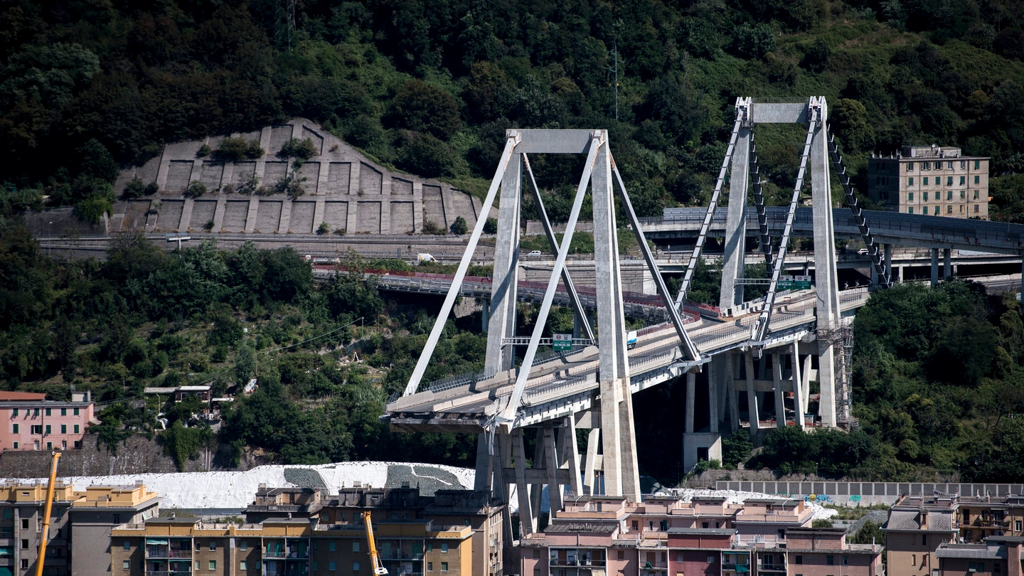 Ponte Morandi, Genova (Lapresse)