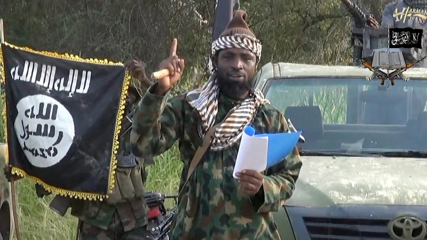 Abubakar Shekau , leader di Boko Haram (AFP)