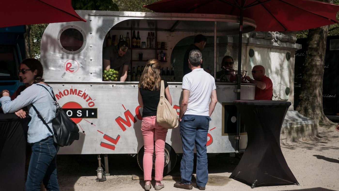 Il Food Truck Festival di Bruxelles (Foto: LaPresse)