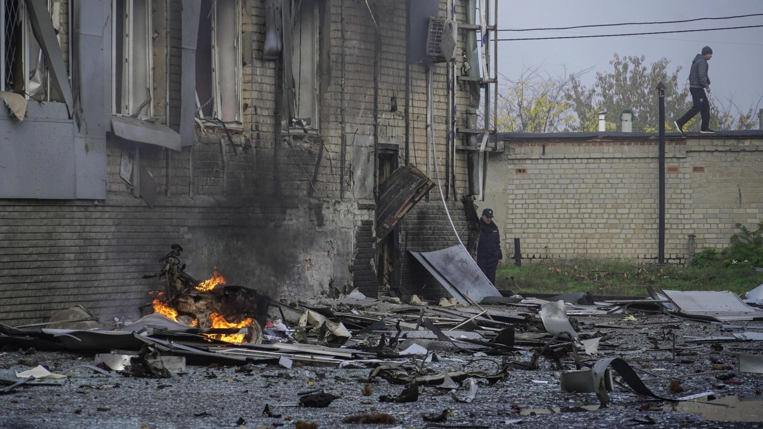 Kiev, 'esplosione in una base militare russa a Melitopol'