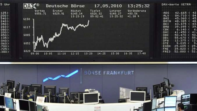 Borsa: Europa giù, Francoforte -0,23%