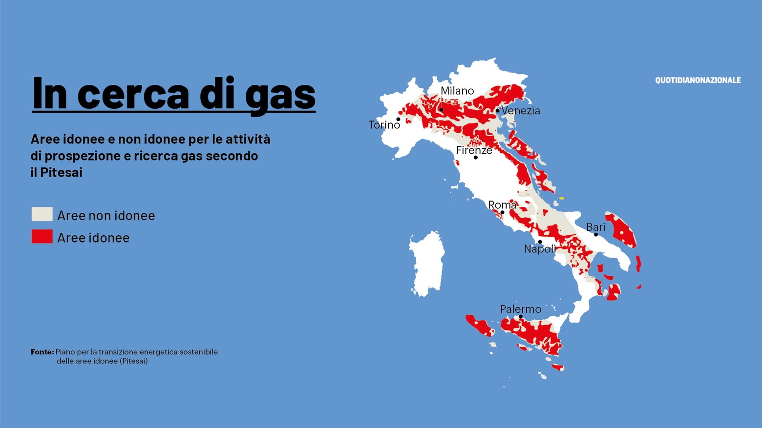 Gas: dove cercarlo in Italia