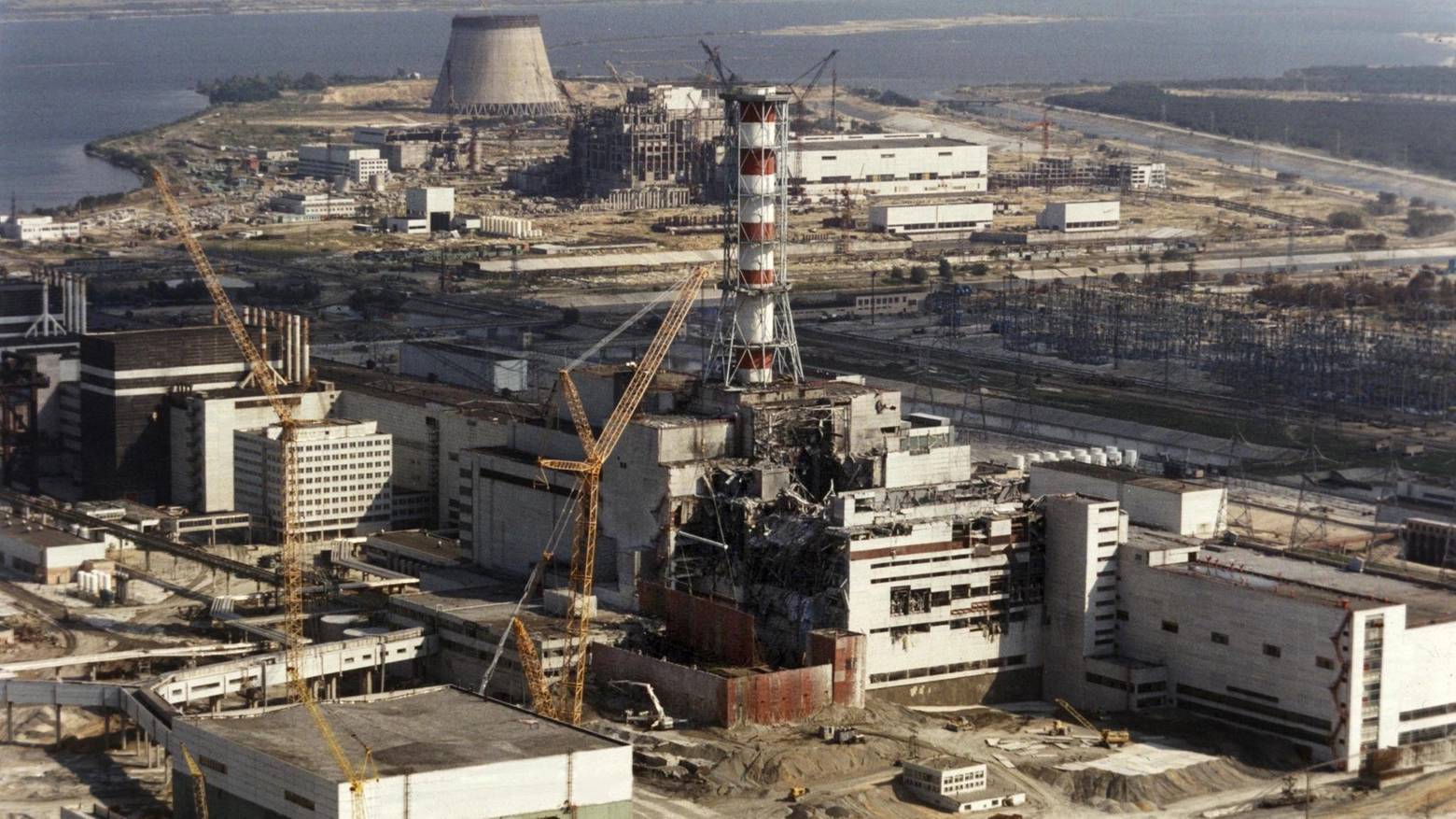 La centrale nucleare di Chernobyl (Foto archivio Ansa)