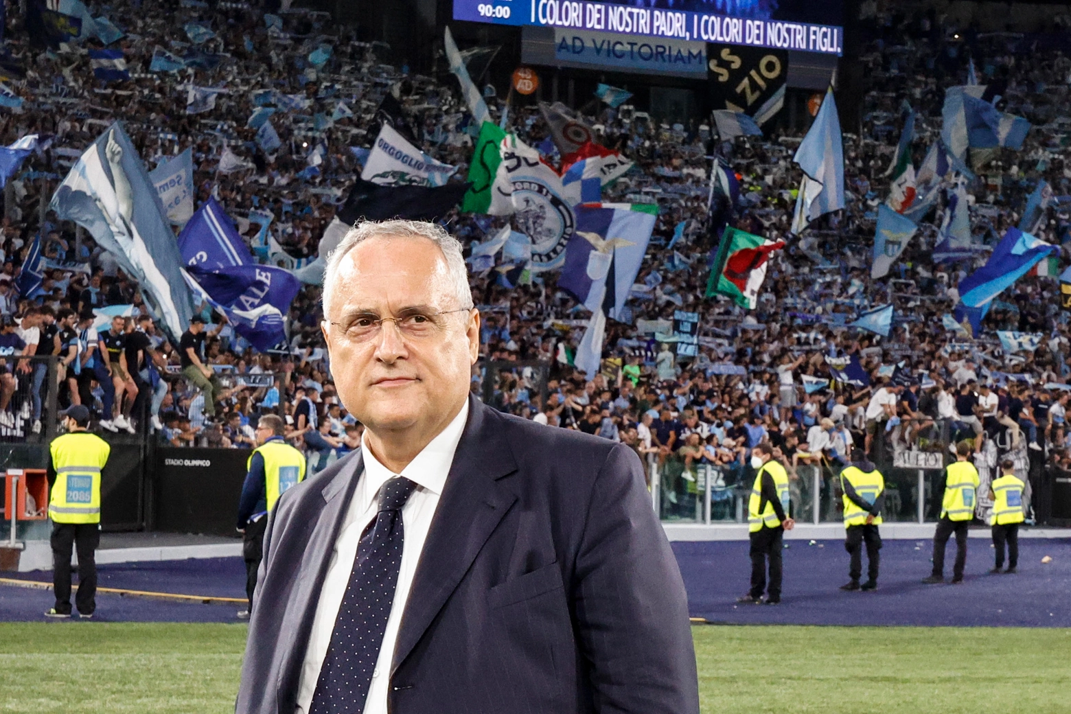 Claudio Lotito presidente della Lazio e Senatore