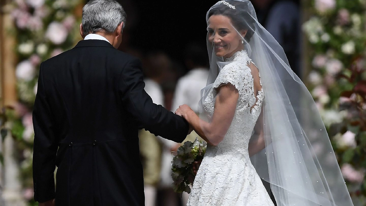 Il matrimonio di Pippa Middleton (Afp)