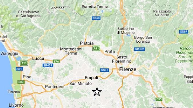 Terremoto 3.9 in provincia di Firenze