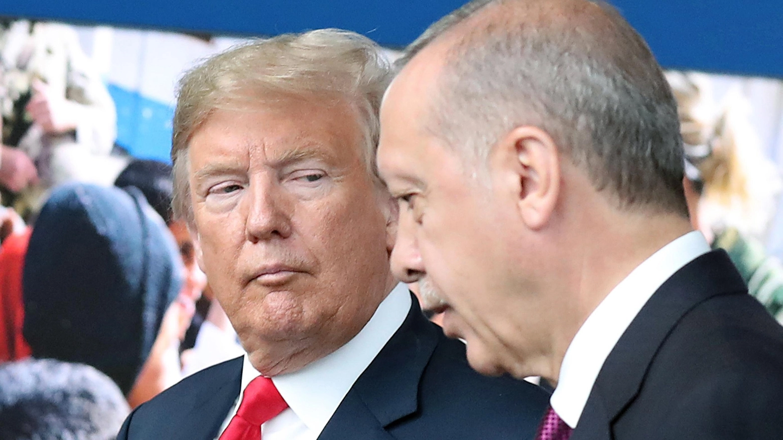 Donald Trump e Recep Tayyip Erdogan (Ansa)