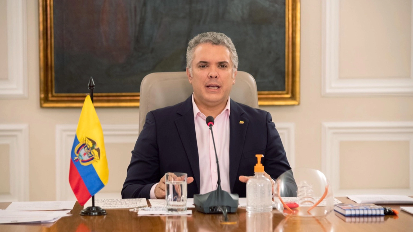 Il presidente colombiano, Ivan Duque