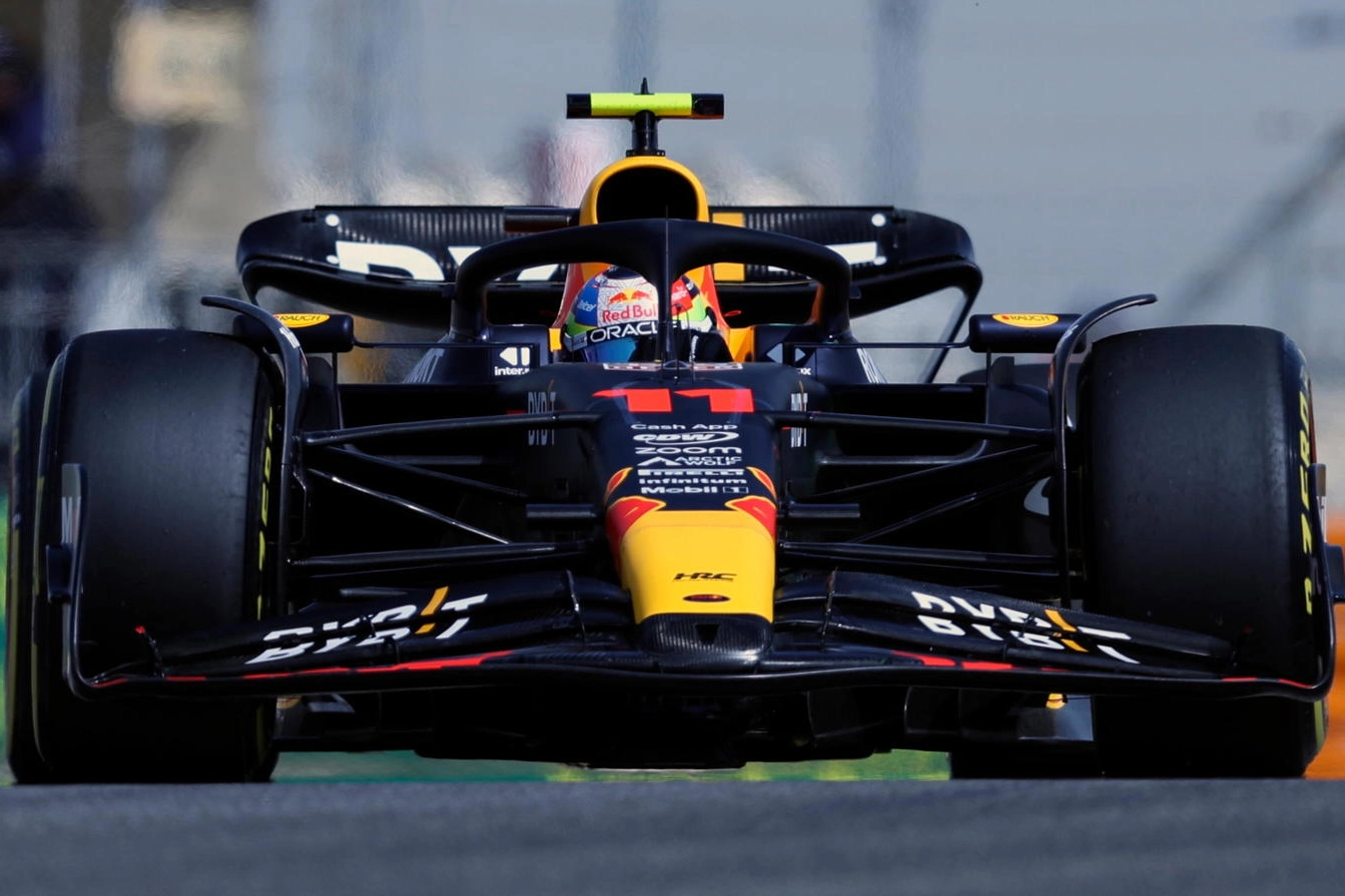 Sergio Perez su Red Bull (Ansa)