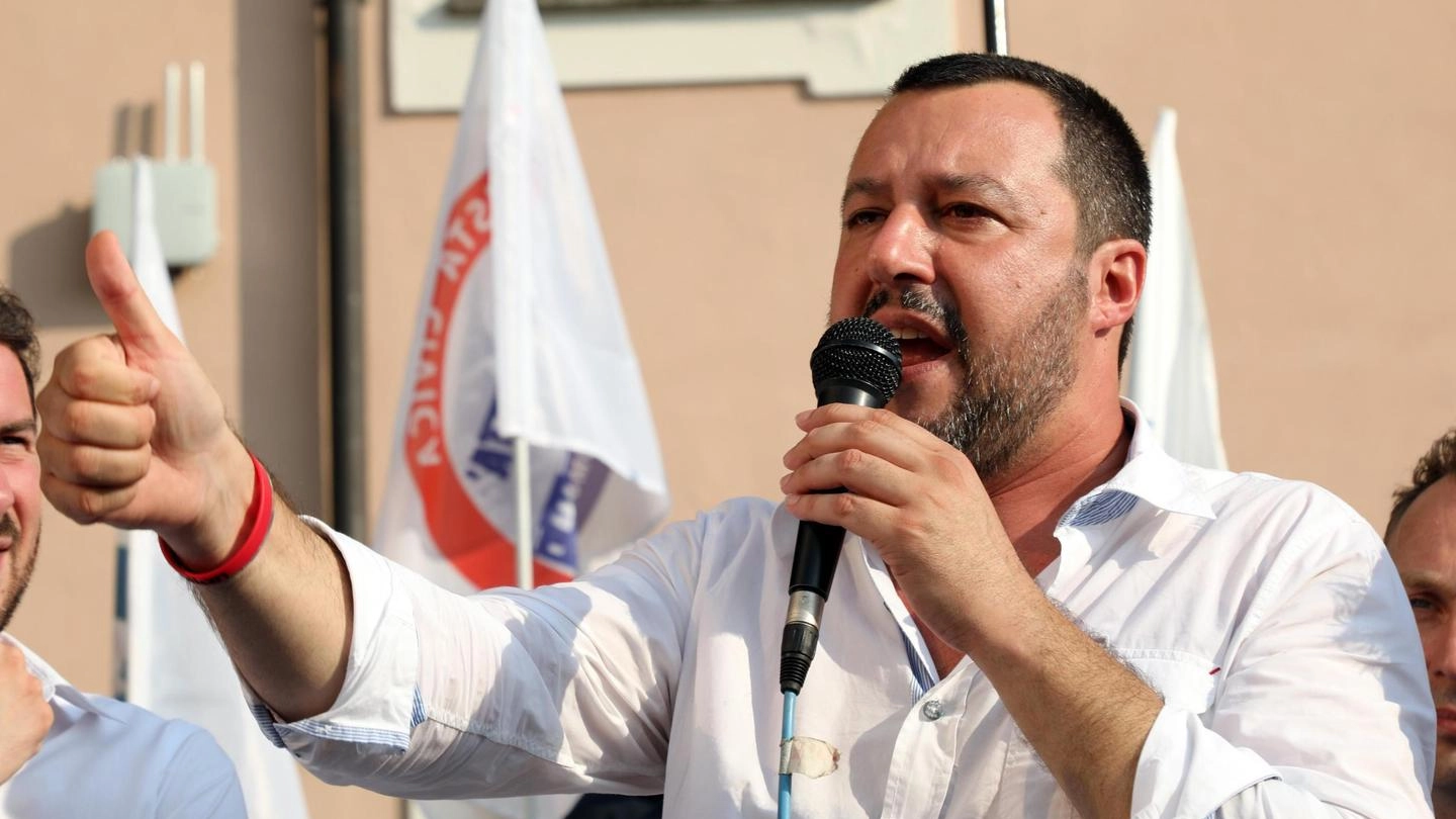 Il ministro dell'Interno Matteo Salvini (Ansa)