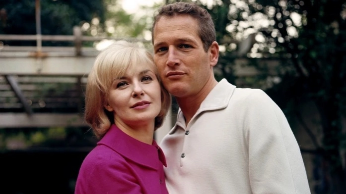 Joanne Woodward, oggi 92 anni, con Paul Newman 