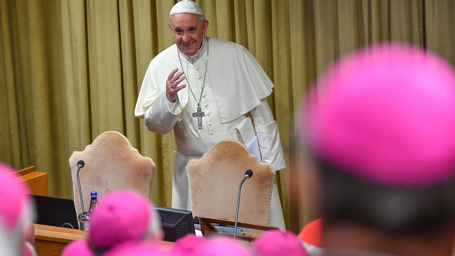 Papa Francesco allo scorso sinodo sulla famiglia