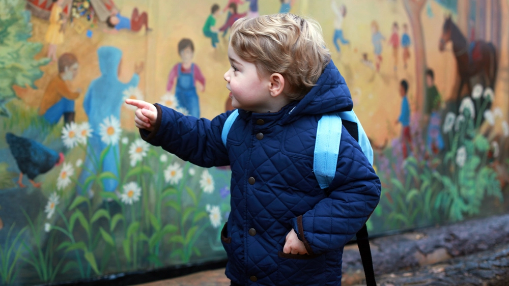 Il principe George di Cambridge nella sua scuola montessoriana – Foto: PHOTOSHOT