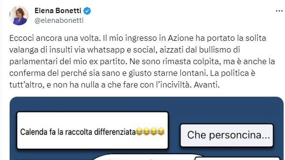 Insulti sui social contro Elena Bonetti