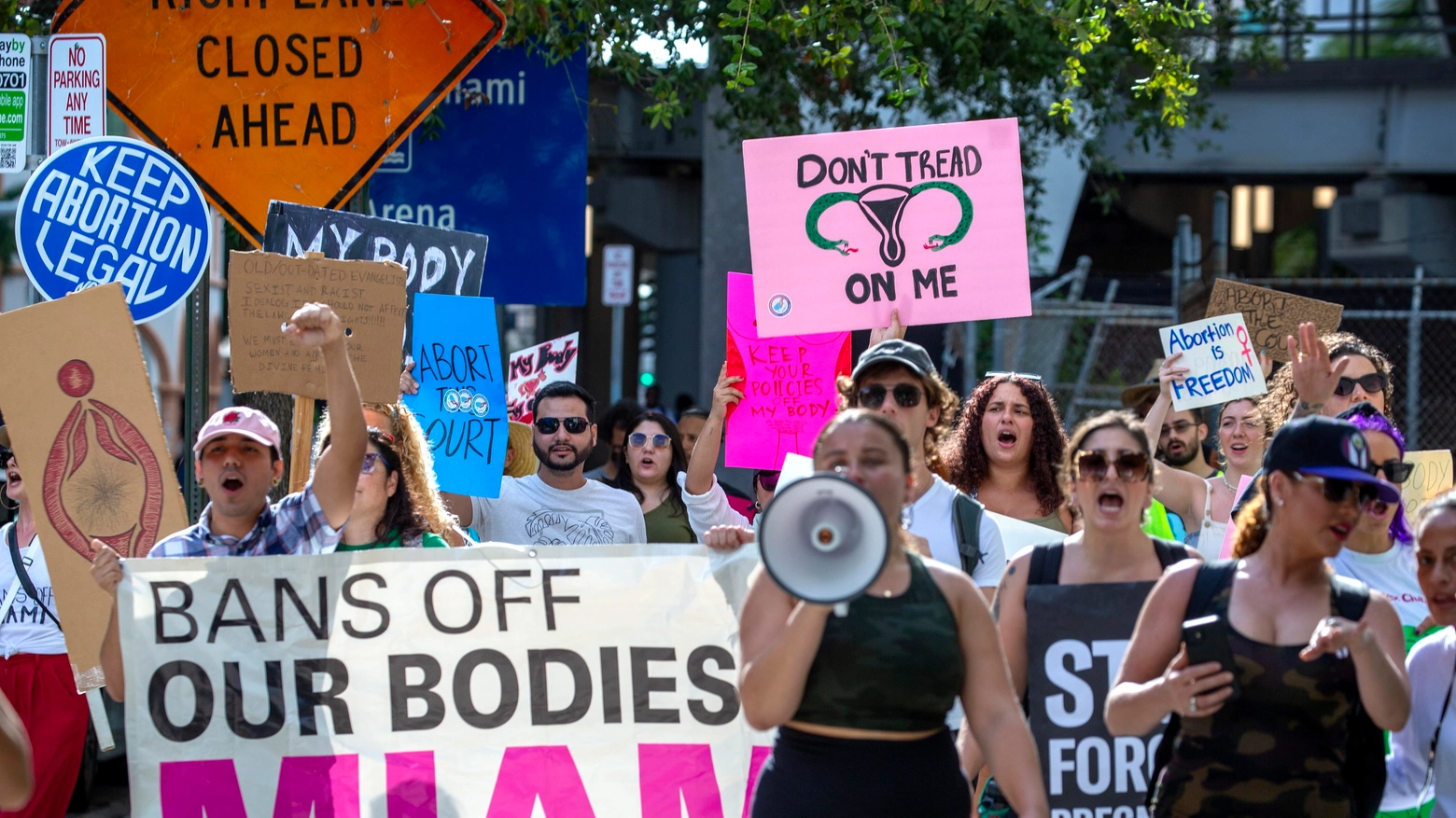 Proteste pro aborto negli Stati Uniti (Ansa)