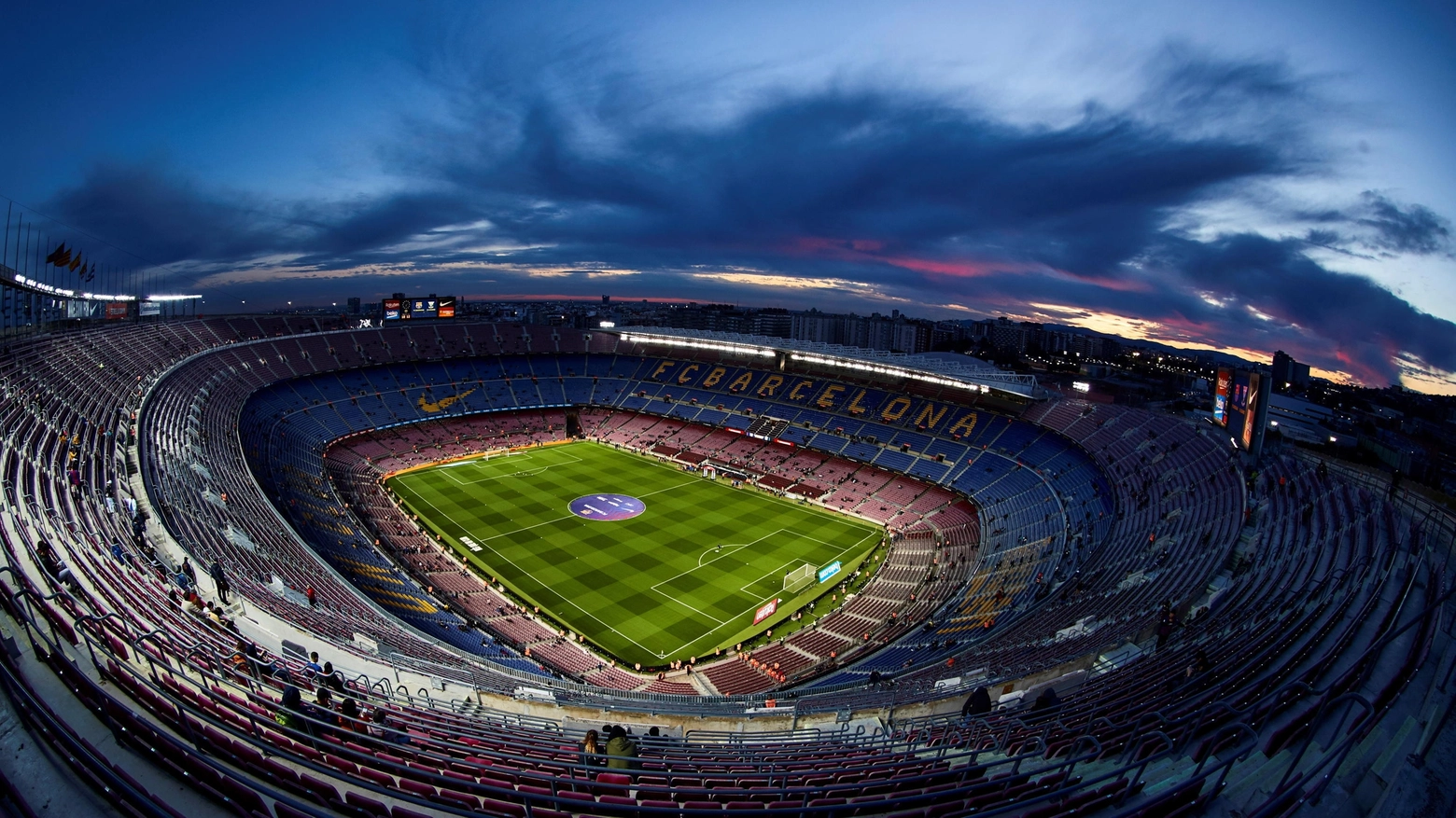 Il Camp Nou di Barcellona (Ansa)