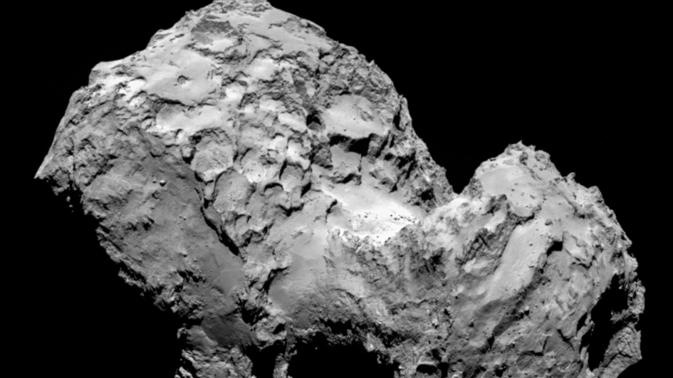 Una delle prime immagini della cometa (Foto Ap)