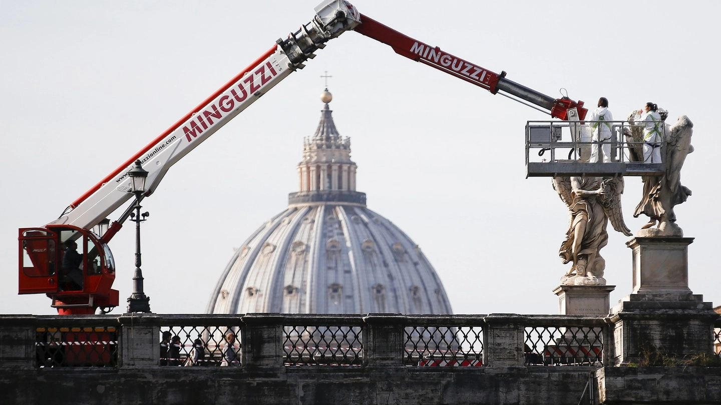Roma, lavori in vista del Giubileo (Reuters)