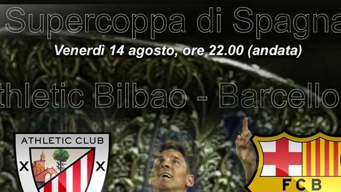 Supercoppa Spagna: Bilbao-Barcellona 4-0