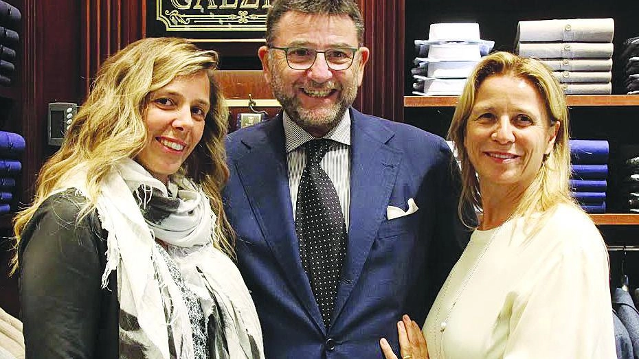 Nunzio Colella con la moglie e la figlia (New Press Photo)