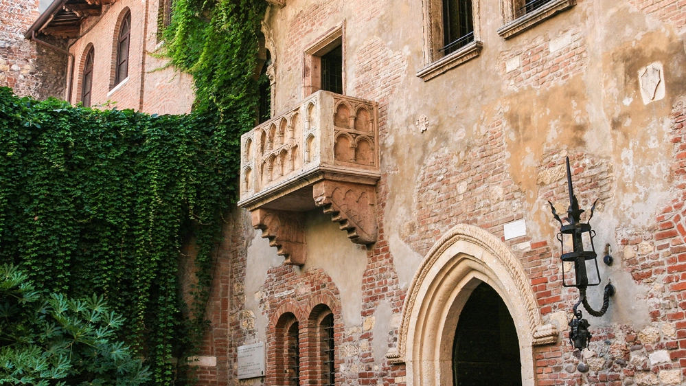 Il balcone della casa di Giulietta a Verona