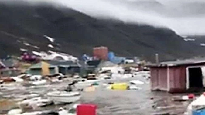Tsunami in Groenlandia, danni e dispersi