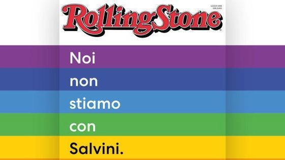 La copertina di Rolling Stone anti Salvini